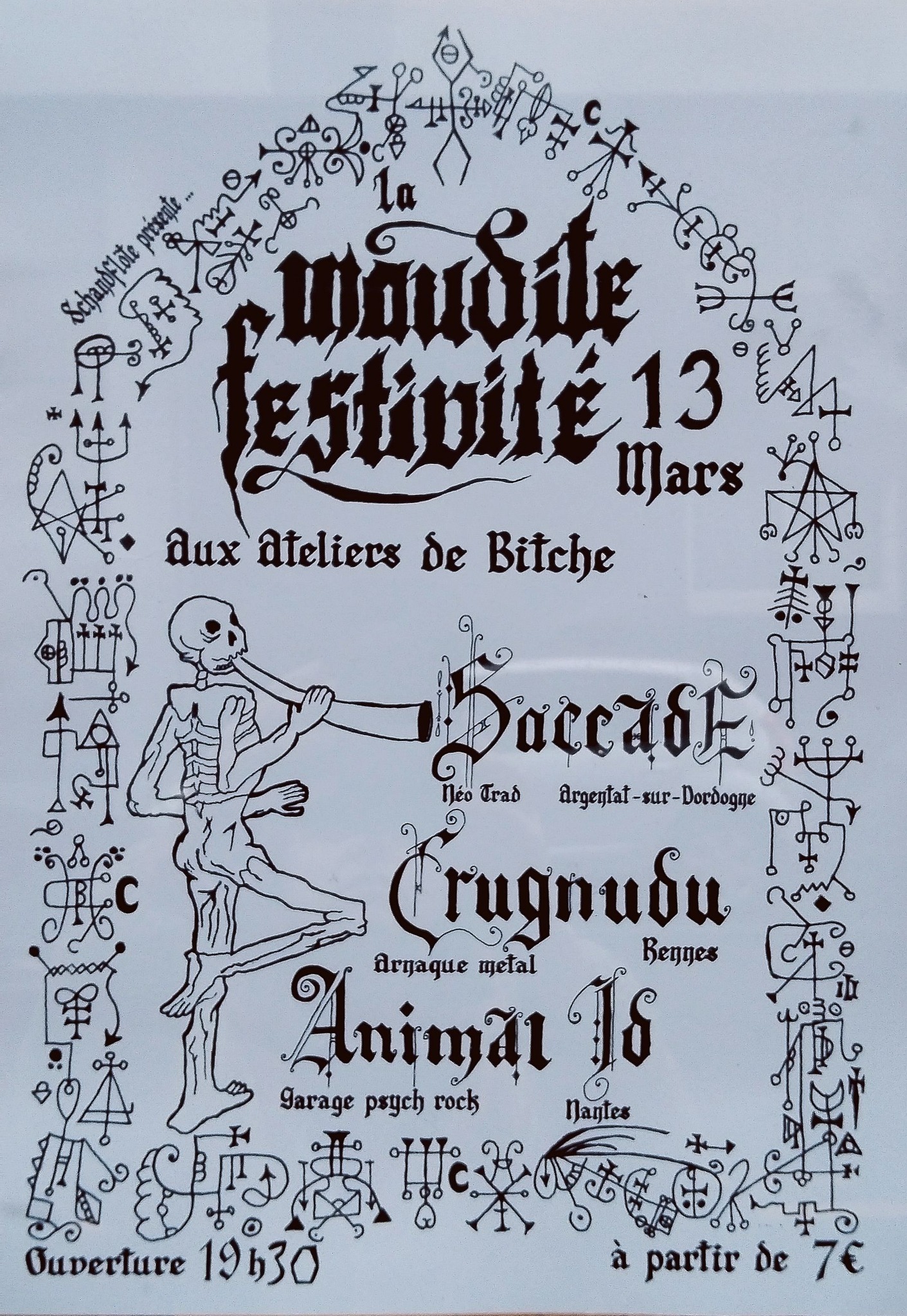 « » La Maudite Festivité « » …3 concert un Vendredi 13…